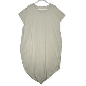 Universal Standard Geneva Tshirt Dress Womens Large Iconic Midi Minimalist Green